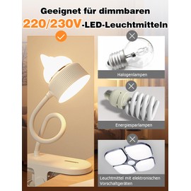 LED Dimmer for Dimmable LED Bulbs (Cord Rotary Dimmer) - 15-60 Watt, Continuously and Silent Dimmable (2, Black)