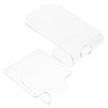 OATIPHO 2pcs Nail Art Palette Acrylic Manicure Makeup Mixing Trays