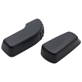 Vkinman 2Pcs Power Seat Backrest Adjust Switch Button Cap Cover Left Side Replacement for Nissan Altima 2004-2020 Murano 2011-2021 (Black)