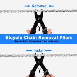 Chain Riveter Bicycle, Bicycle Chain Rivets and Chain Lock Pliers, Chain Tool Bicycle Set for 6-11 Speed Bicycle Chain Tool, Kttenzange Bicycle Chain for Road Bike, Mountain Bike, Sports Bike