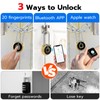 Dhiedas Fingerprint Padlock - Locker Lock Combination Lock with Fingerprint