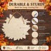 2-Piece Fall Door Decor Set, Welcome Wreath and Harvest Basket