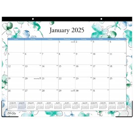 2025 Blue Sky Monthly Desk Pad Planning Calendar, 22" x 17", Lindley, January 2025 To December 2025