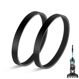 JEDELEOS Replacement Belts for Bissell MultiClean Pet Vacuum Cleaner 2998 2999 2852 3059 2849 3000 3057 Grooved Belt for Triple Action Brush Roll, Replace Parts 1625646 (Pack of 2)
