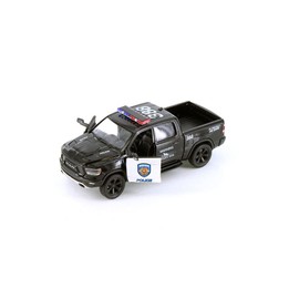 Compatible with Kinsmart 2019 Dodge Ram 1500 Police Pickup Truck Diecast Model car 1/46 O Scale Diecast Truck