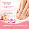 Peach Foot Cream for Dry Rough Feet, Moisturizing Heel Cream