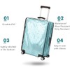 GigabitBest Luggage Covers for Suitcase PVC Suitcase Cover Luggage Cover