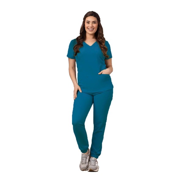 Conjunto de uniforme médico de enfermería GT 4FLEX para mujer,