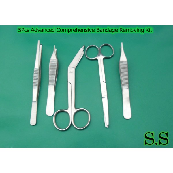 S.S SET OF 5 PCS ADVANCED COMPREHENSIVE BANDAGE REMOVING KIT