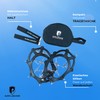 ALPIN LOACKER Grödel for snowshoes, lightweight crampons for mountain shoes,