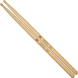 Meinl Stick & Brush Drumsticks, Hybrid 5B-American Hickory with Acorn/Barrel Shape Wood Tip-Made in Germany (SB107)