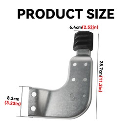 SleYuYir Hood Bracket Compatible with Peterbilt 389 131 Hood Only, Replace MPB75131L MPB75131R L11-6131 L11-6131R L116131 L116131R, Both Sides
