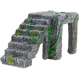 Large Turtle Basking Platform,Toolzia Turtle Tank Ramp Platform, Aquarium Turtle Accessories Tank With Rock Ladder For Turtle Tank Setup (L)