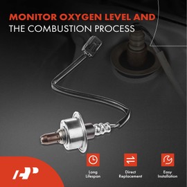 A-Premium - Sensor de oxígeno O2 compatible con Subaru Outback 2004-2009, Forester 2006-2010, Impreza 2006-2011, Legacy 2004/2006-2009 y Saab 9-2X 2006, 2.5L, juego de 2 piezas, aguas arriba y abajo