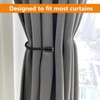 XxinXrong2 Pcs Curtain Drapery Holdbacks, Curtain Tie Backs, Curtain Tieback