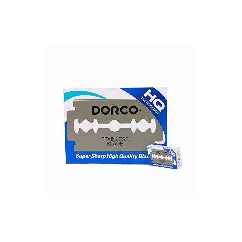 Dorco - Cuchillas de afeitar ST300 Platinum de doble filo