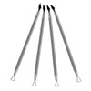 WOONEKY Nail Cuticle Pusher Remover Tool Set Cuticle Trimmer for