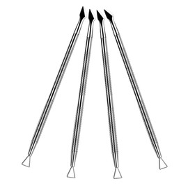 WOONEKY Nail Cuticle Pusher Remover Tool Set Cuticle Trimmer for Quick Easy Nail Care