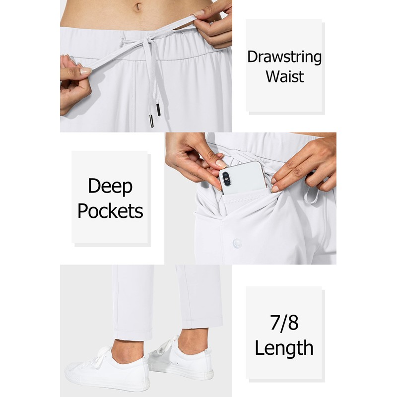 G Gradual G Gradual Women's Pants with Deep Pockets 7/8