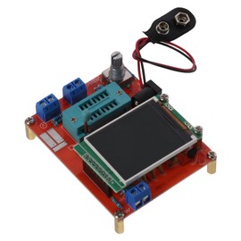 SHUATI Frequency Meter Red Capacitance Multifunctional Transistor Tester PWM GM328 Transistor Tester