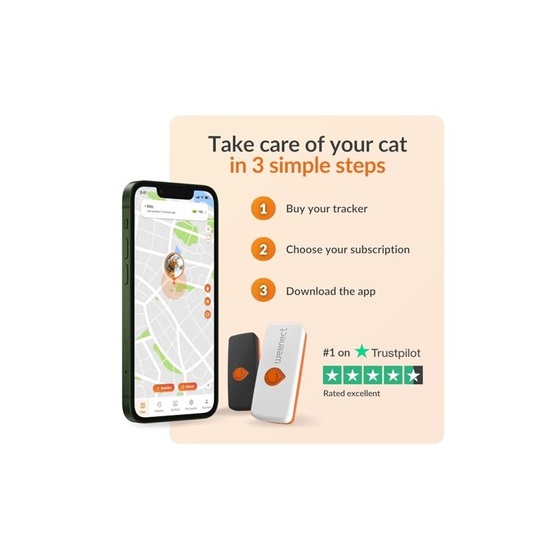 Weenect Weenect Cat XS - NEW GPS Tracker for Cats