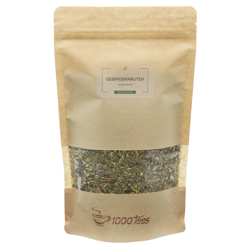 Herbal Tea Mountain Herbs with Mint Flavour, Fruity, Minty, Freshly