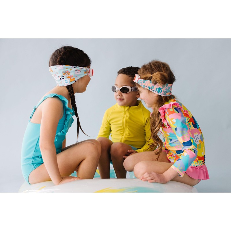 Splash Place SWIM GOGGLES with Fabric Strap - RAINBOW UNICORN