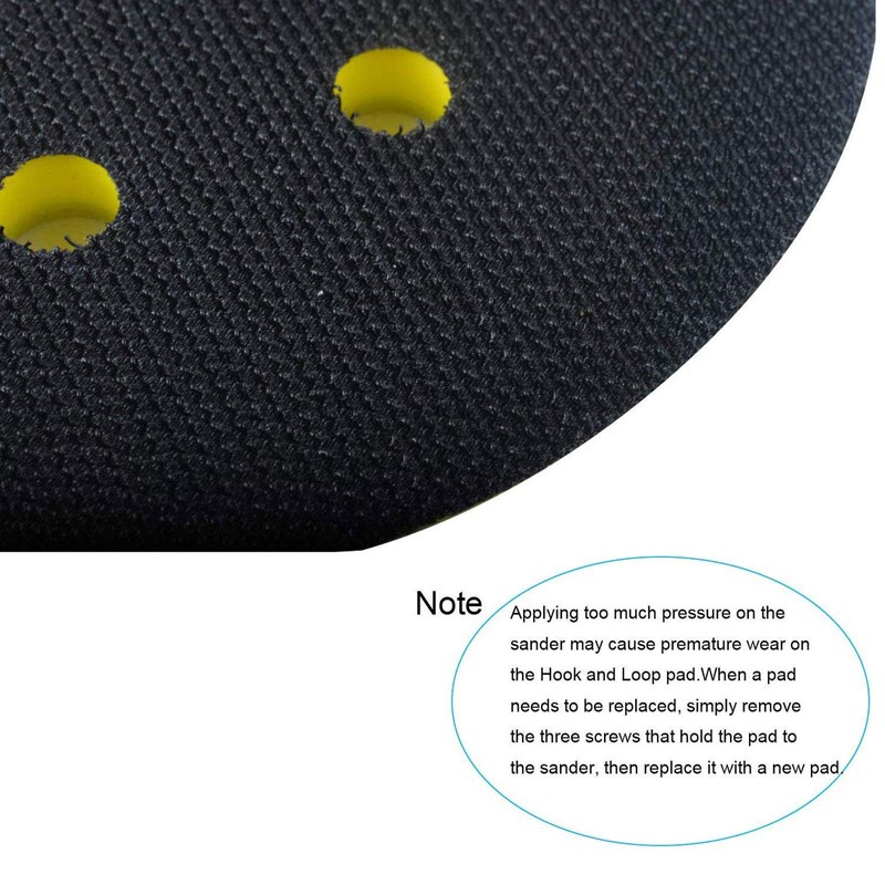 2 Pack 5 Inch Sander Replacement Pad Compatible with Dewalt