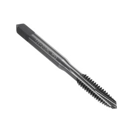 sourcing map Spiral Point Thread Tap 1/4-20 UNC 2B, Nitride Coated Machine Screw Tap Tapping Bit Threading Repair Tool, M2 High-Speed Steel (HSS)