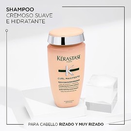 Kérastase Curl Manifesto Bain Hydratation Douceur, Shampoo para Cabello Rizado, con Miel de Manuka y Ceramida, 250 ml