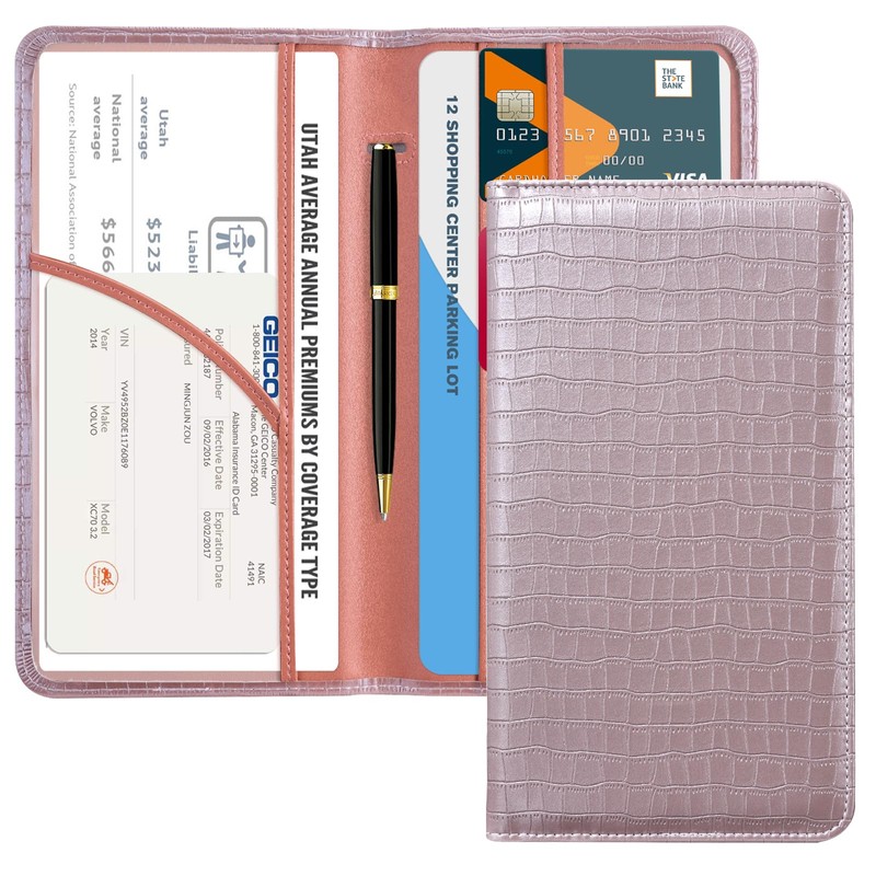 CoBak Car Registration and Insurance Holder - Vehicle Glove Box