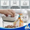 MR.SIGA 8 Piece Airtight Food Storage Container Set, BPA Free
