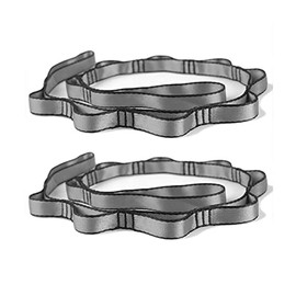 PRIOR FITNESS 2pcs Nylon Daisy Chain Straps for Aerial Yoga Hammock Swing Adjustable Aerial Silk Extender Strap Rope Anti-Gravity Yoga Extend Belts