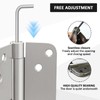 Jinyuanchao 4 Inch Automatic Closing Door Hinge, 3mm Thick Stainless