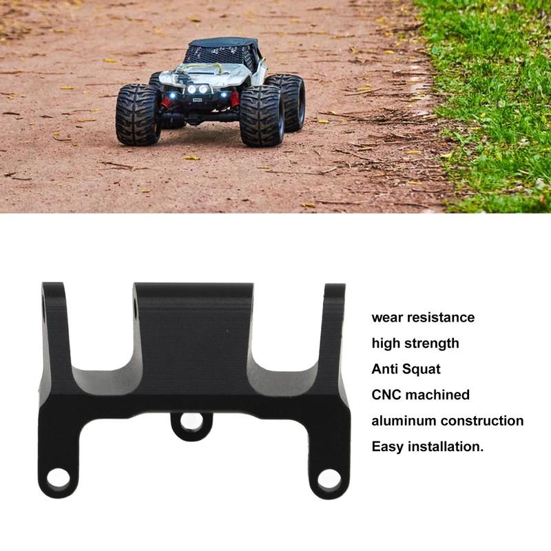 CNC Aluminum Alloy Link Riser Rear Axle For Axial UTB18