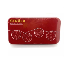 IKEA New IKEA STRALA LED string light with 12 lights, green battery operated/patte