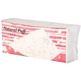 Acolle Natural Puff, 180 Pieces, Set of 5, Puff Cotton, Cotton Puff, Cotton Pack, Disposable, Made in Japan