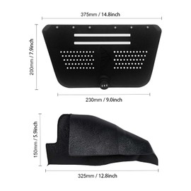 JINCHEN Tailgate Table Storage with Lock Box Light Fit for Bronco 2021 2022 2023 2024 2/4 Doors Tailgate Side Storage Box Organizer