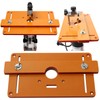 Router Table Plate Woodworking Insert Wood Trimming Milling Tools with
