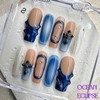 NailPhoria｜SURPRISE DEAL Collections (70 Styles) acrylic press nails:_Ocean Eclipse_L