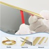 Shiny Gold Flexible Peel and Stick Wall & Floor Strip,