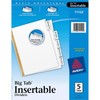 Avery 5-Tab Binder Dividers, Insertable Clear Big Tabs, 1 Set