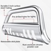 YITAMOTOR Bull Bar Compatible for 2005-2015 Toyota Tacoma, Silver Brush