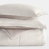 Merit Linens Comforter Set Two-Toned Reversible Microfiber All Season Down-Alternative