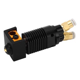 3D Printer Mounted Extruder Head 2 in 1 Out Double Gear Aluminium Alloy 3D Printer Extrusion Head for Replacement Ender 3 3D Printer