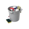 Rubbermaid BRUTE Bucket (S), 3.7 gal (9.5 L), Gray FG296300GRAY