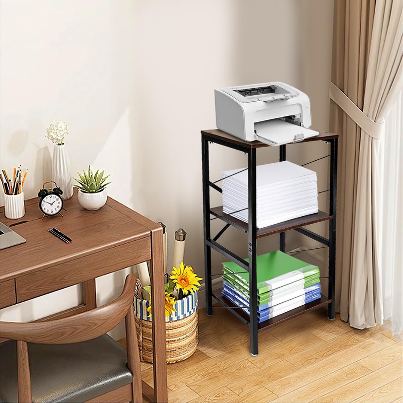 WRINGKIT 3 Tier End Table, 30'' Tall Telephone Table, Narrow