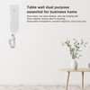 Upgrade A061 White Table Wall Mounting Extension Telephone No Disturbing