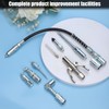 NQEUEPN 9pcs Grease Gun Accessories with Grease Gun, Gun Coupler