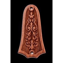 Purflex® Truss Rod Cover for Taylor, 2 hole, Pau Ferro with Baroque 2 engraved design